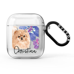 Personalised Pomeranian AirPods Case