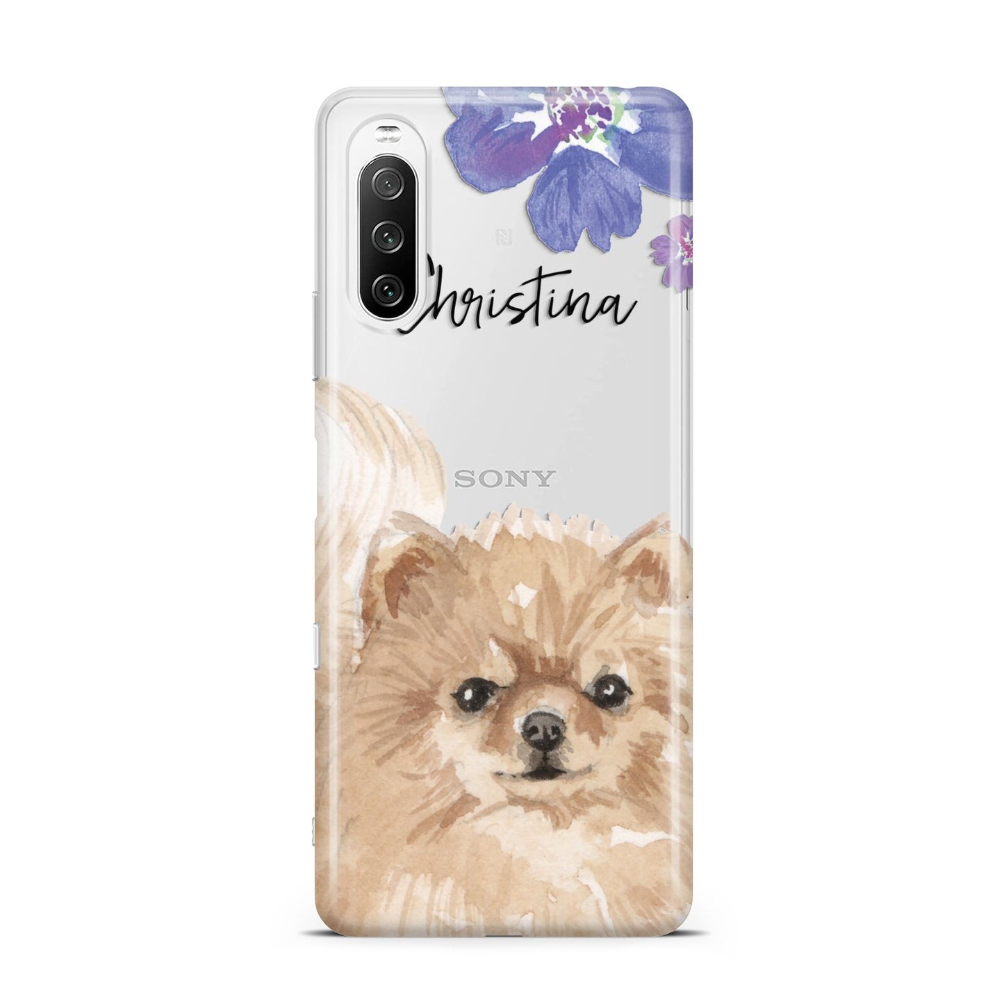 Personalised Pomeranian Sony Xperia 10 III Case