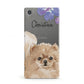 Personalised Pomeranian Sony Xperia Case