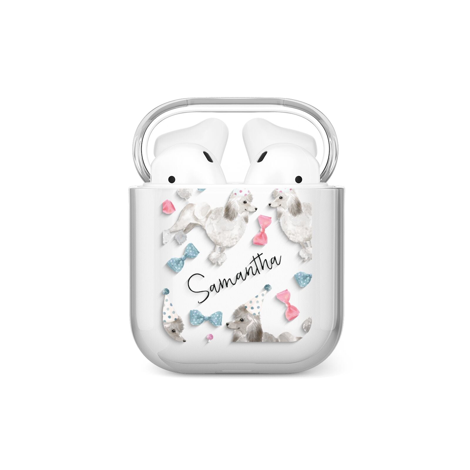 Personalised Poodle Dog AirPods Case