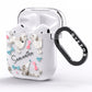 Personalised Poodle Dog AirPods Clear Case Side Image