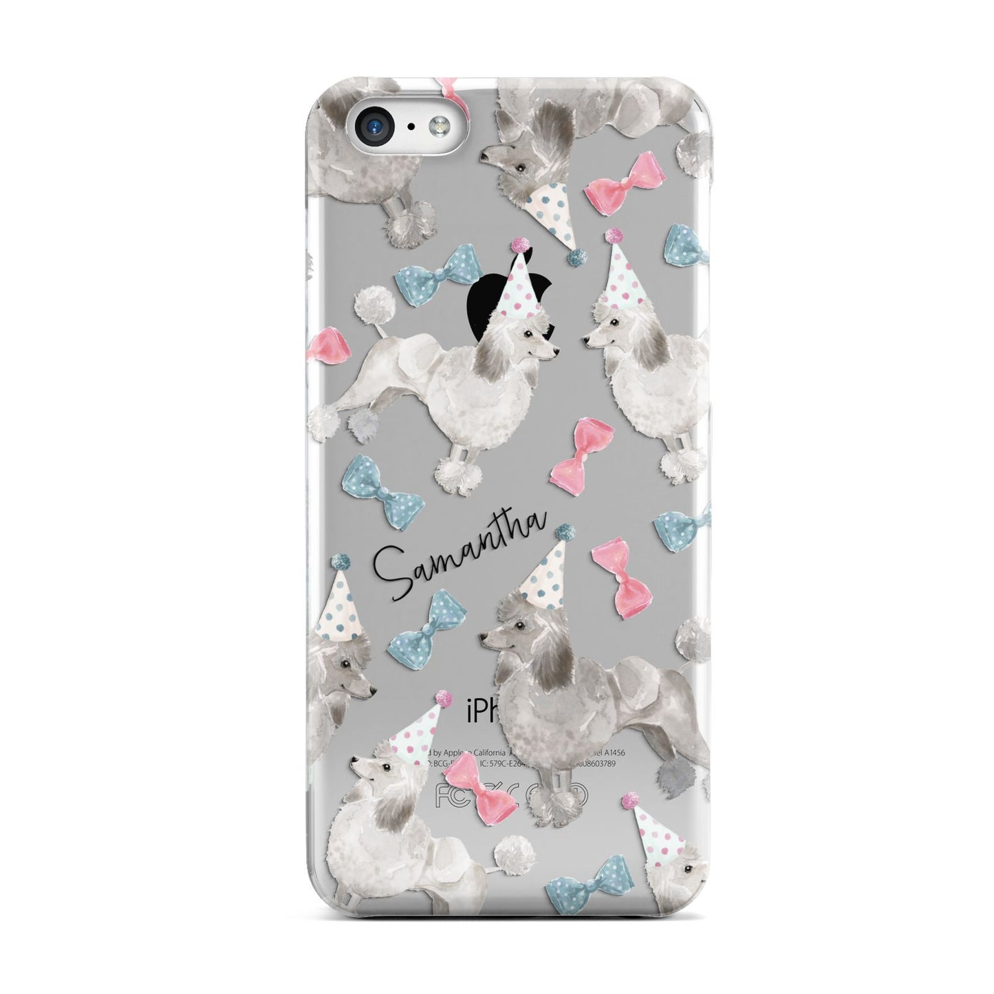 Personalised Poodle Dog Apple iPhone 5c Case