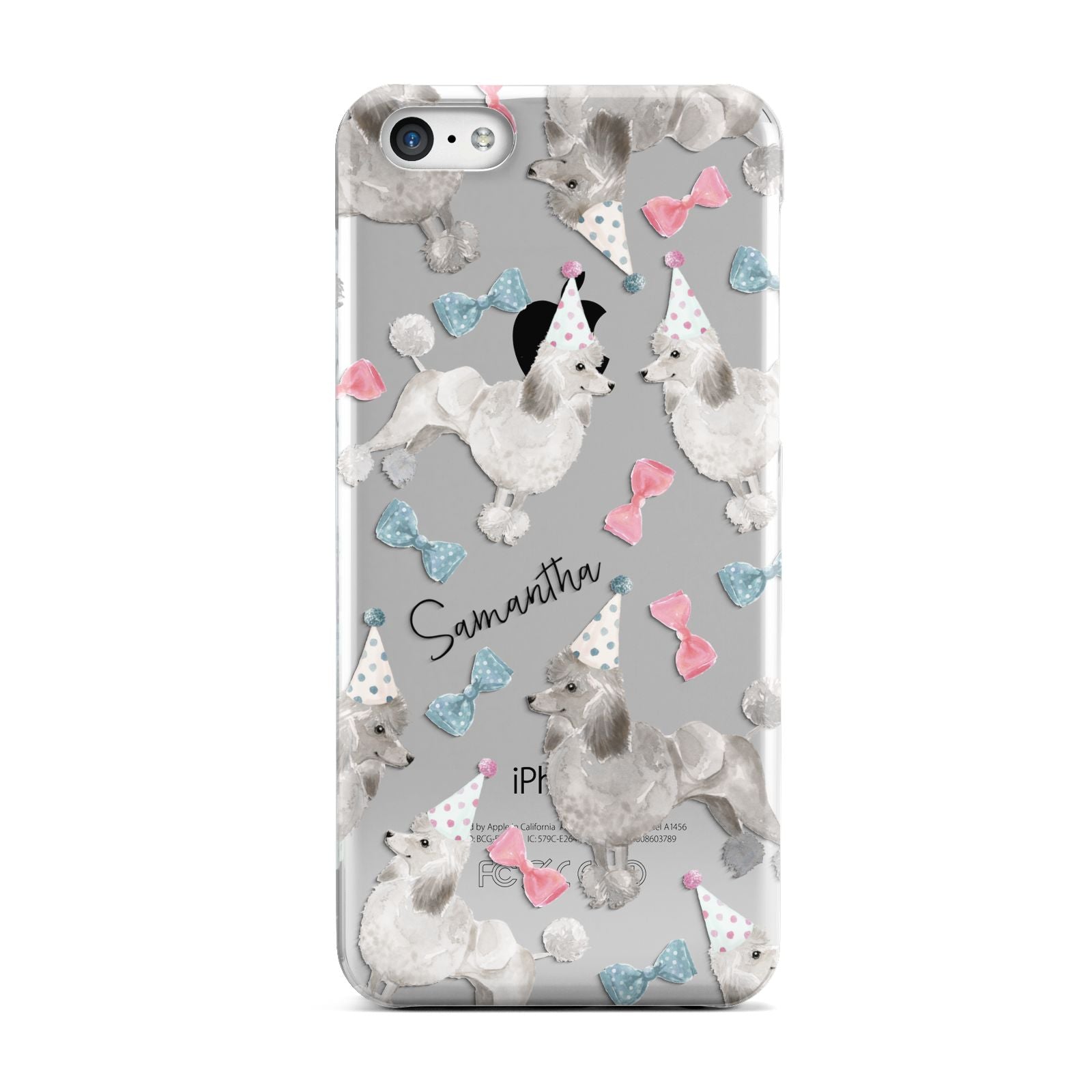 Personalised Poodle Dog Apple iPhone 5c Case