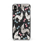 Personalised Poodle Dog Apple iPhone Xs Max Impact Case Black Edge on Black Phone