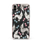 Personalised Poodle Dog Apple iPhone Xs Max Impact Case Pink Edge on Black Phone