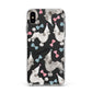 Personalised Poodle Dog Apple iPhone Xs Max Impact Case White Edge on Black Phone