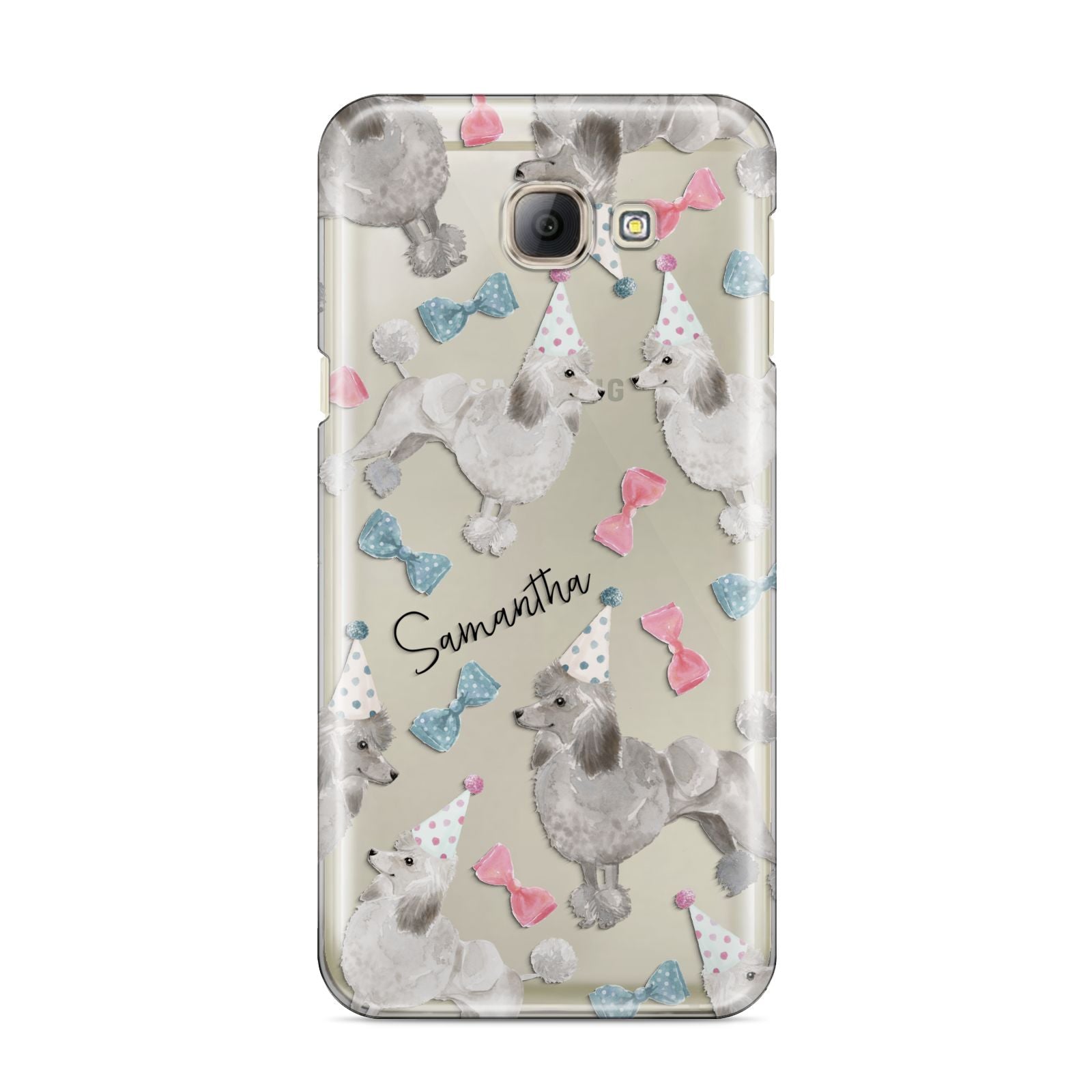 Personalised Poodle Dog Samsung Galaxy A8 2016 Case