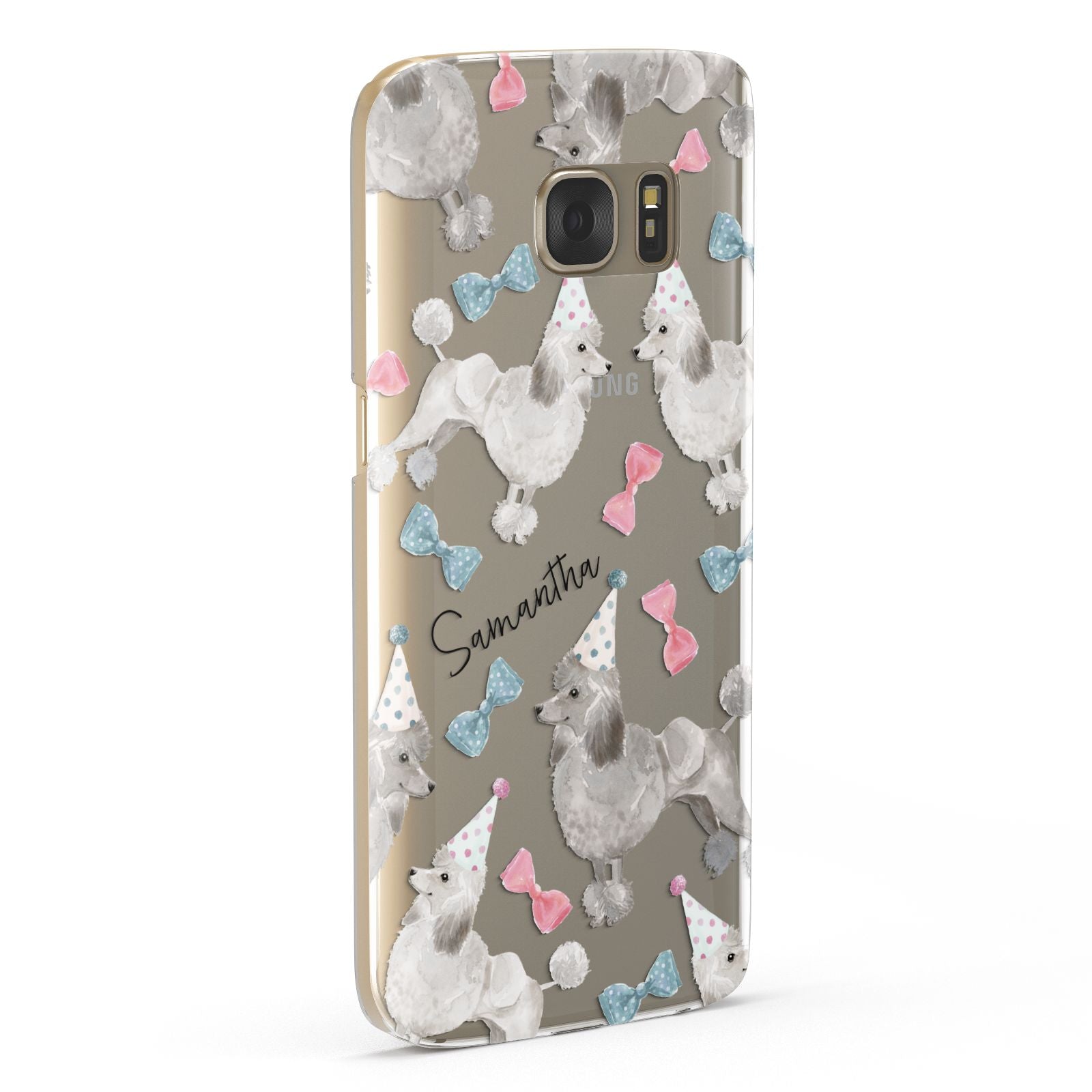 Personalised Poodle Dog Samsung Galaxy Case Fourty Five Degrees