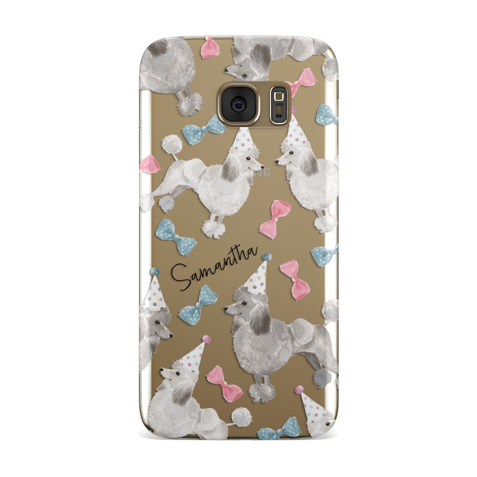 Personalised Poodle Dog Samsung Galaxy Case