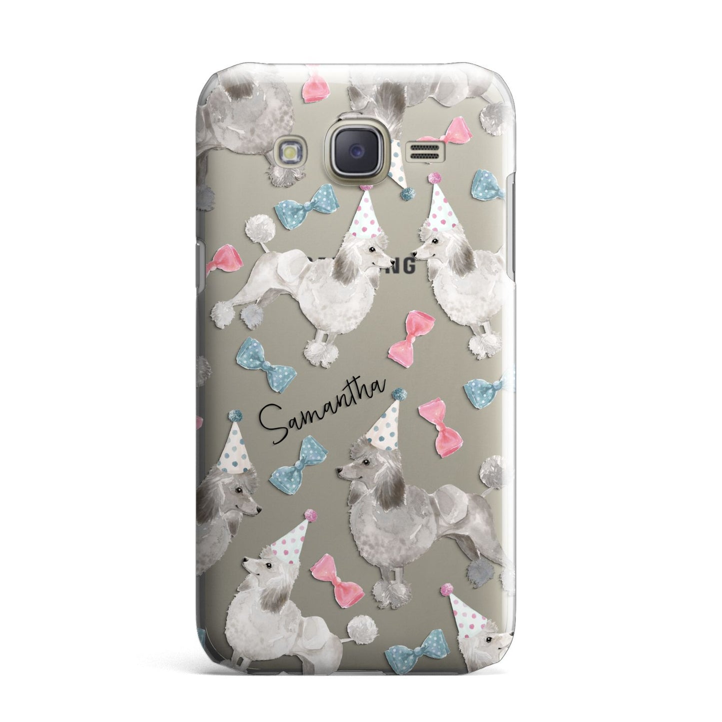 Personalised Poodle Dog Samsung Galaxy J7 Case