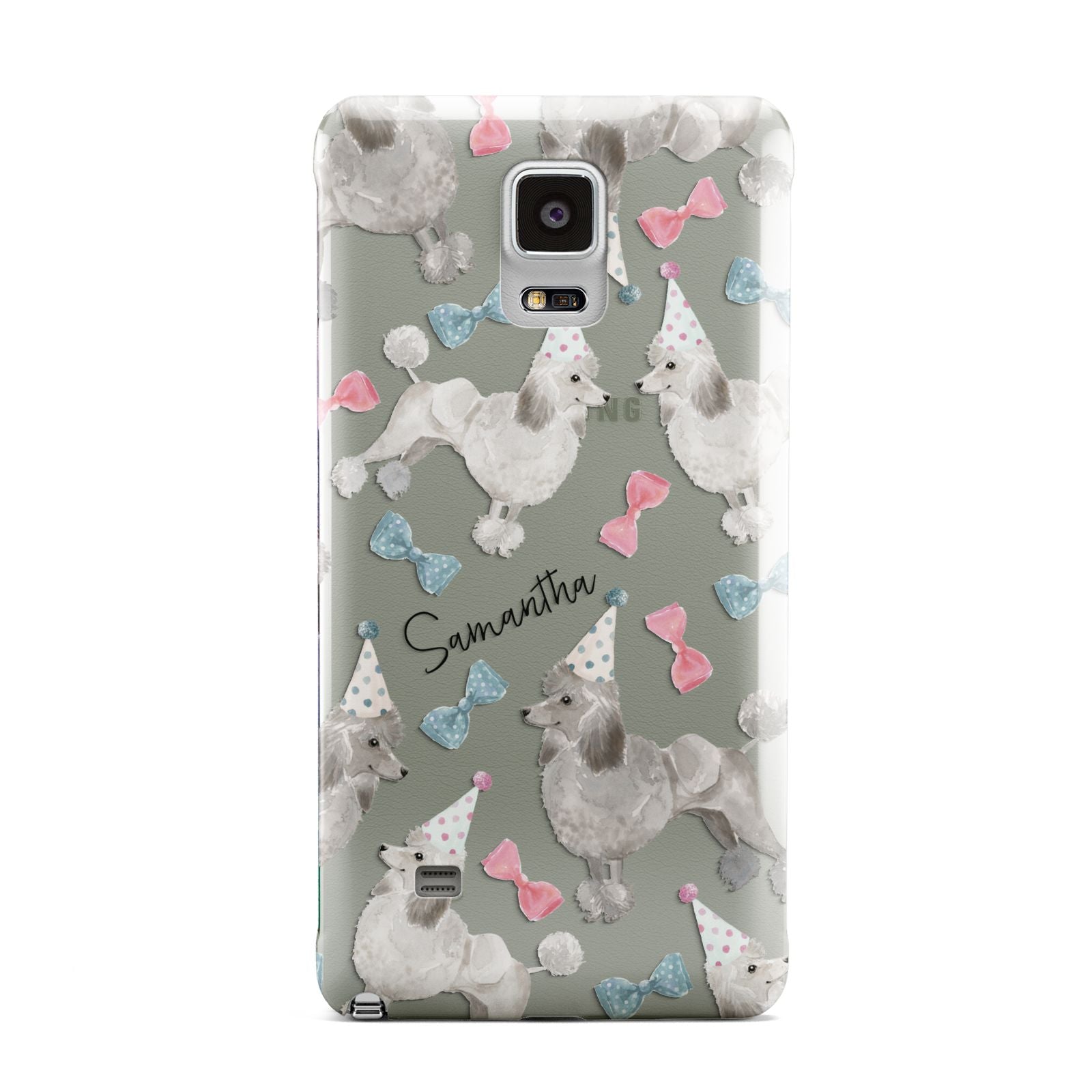 Personalised Poodle Dog Samsung Galaxy Note 4 Case