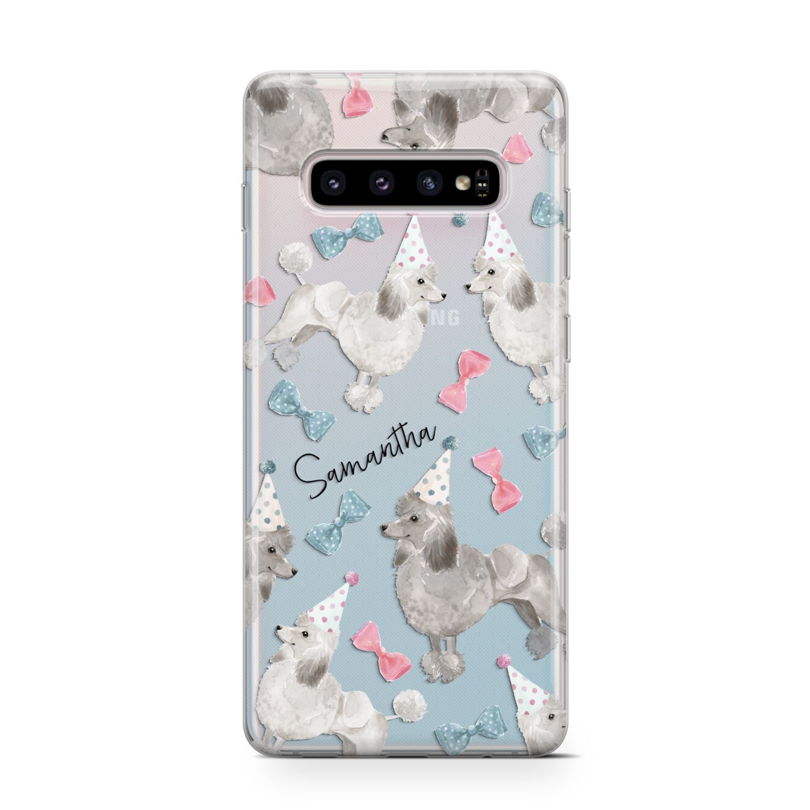 Personalised Poodle Dog Samsung Galaxy S10 Case