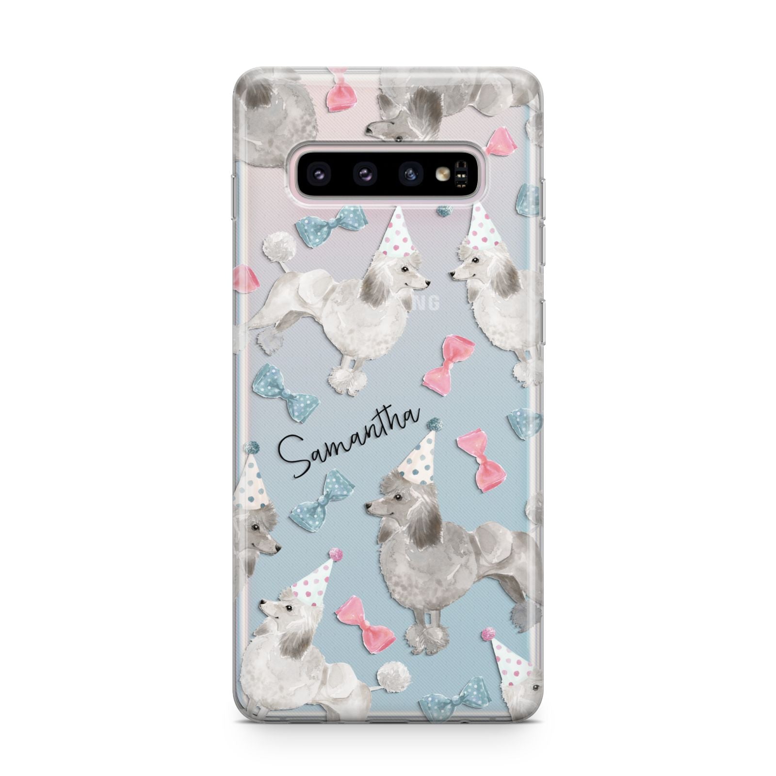 Personalised Poodle Dog Samsung Galaxy S10 Plus Case
