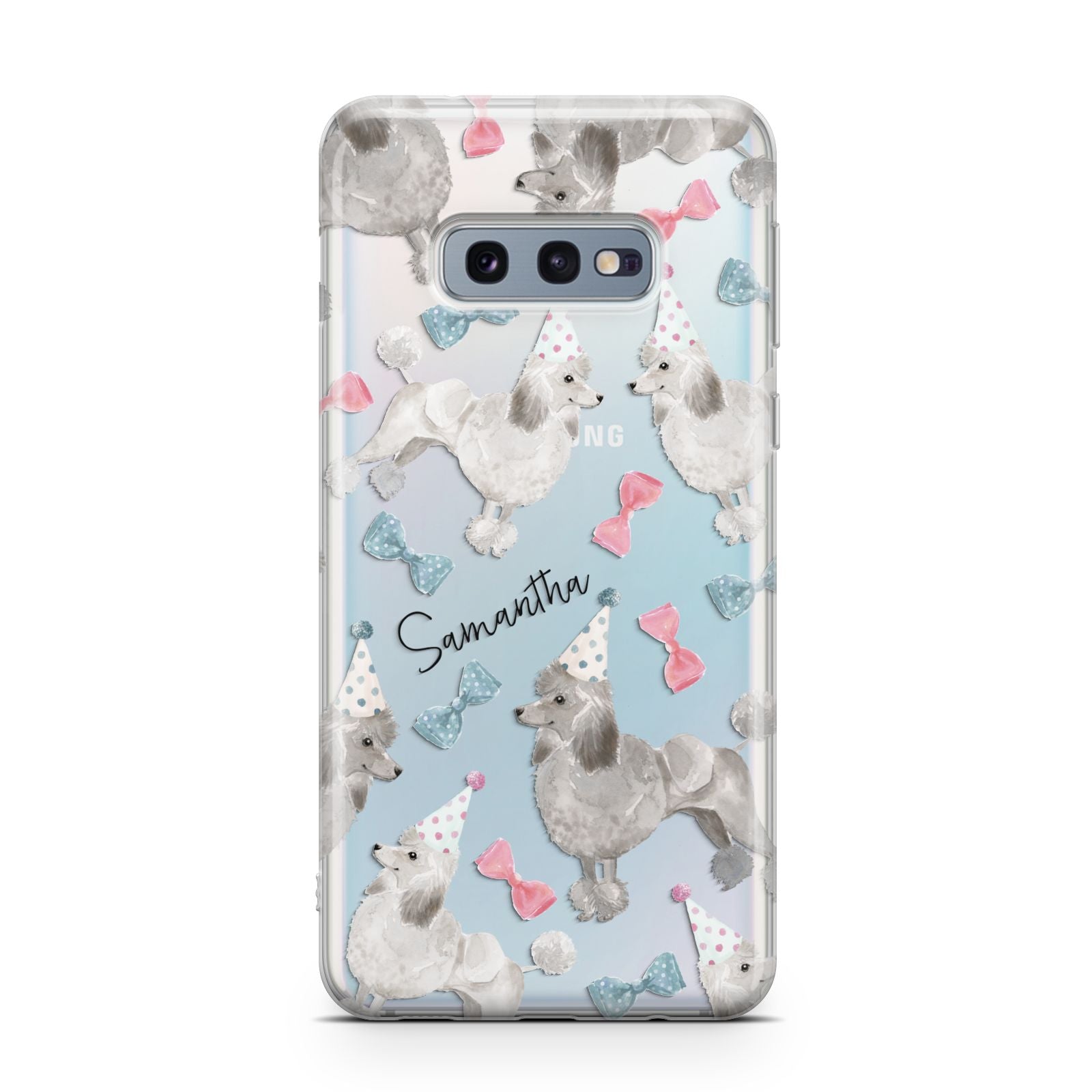 Personalised Poodle Dog Samsung Galaxy S10E Case