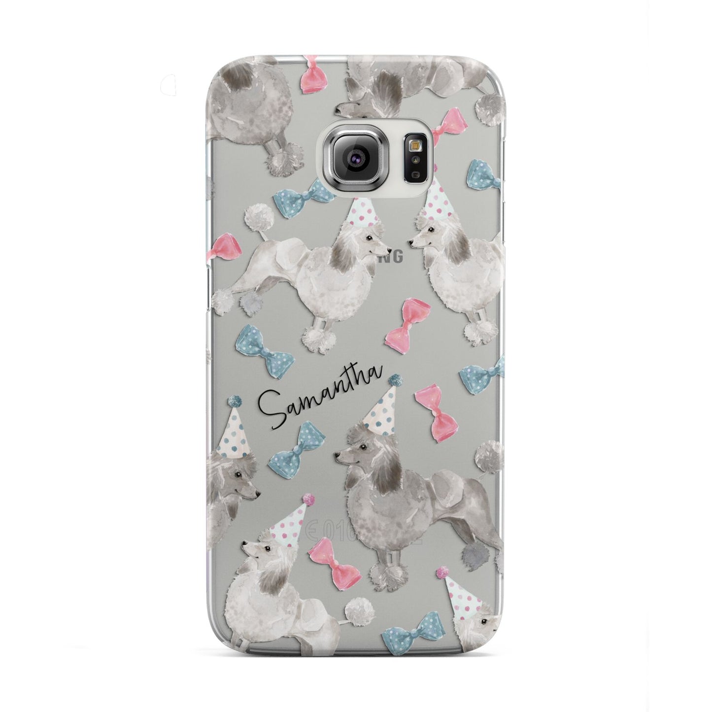 Personalised Poodle Dog Samsung Galaxy S6 Edge Case