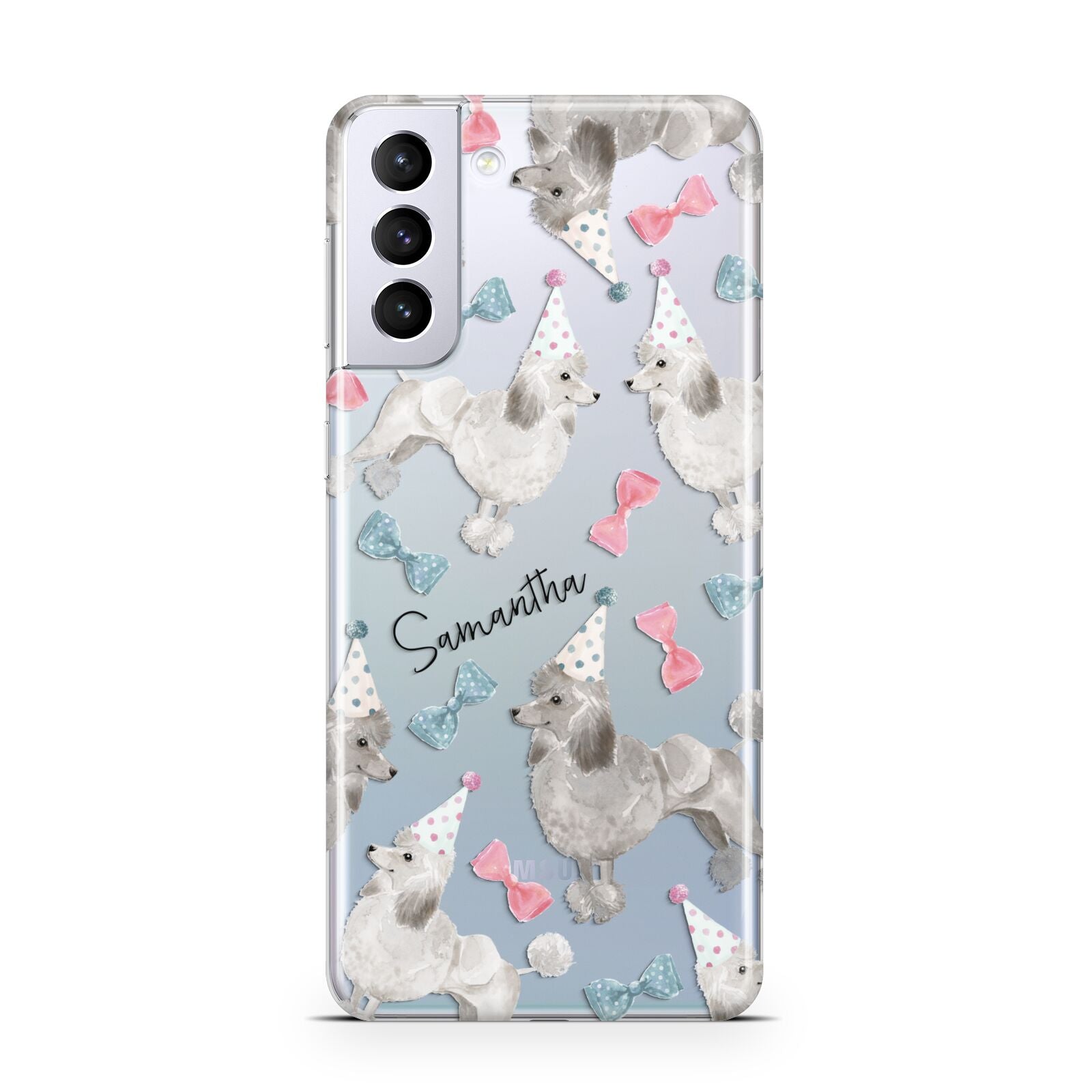 Personalised Poodle Dog Samsung S21 Plus Phone Case