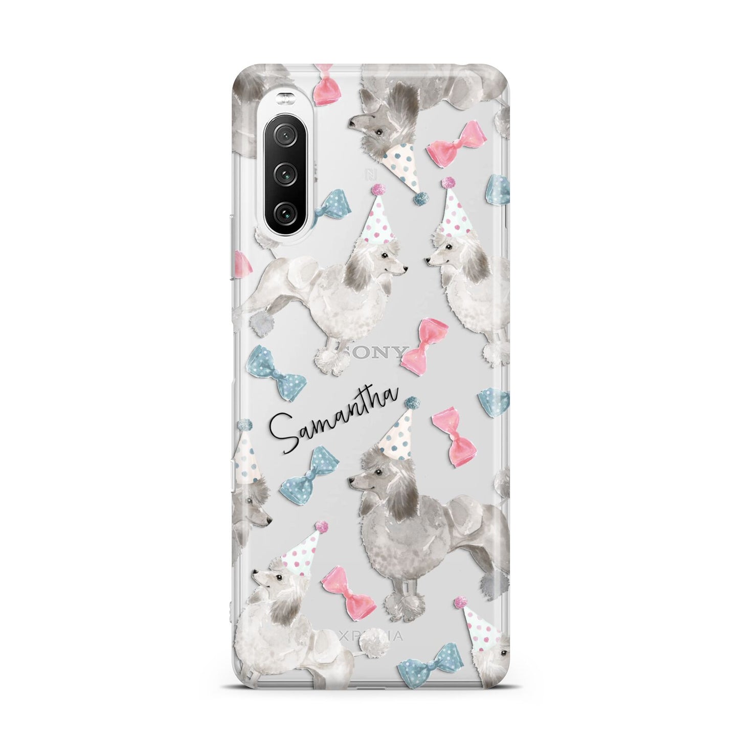 Personalised Poodle Dog Sony Xperia 10 III Case