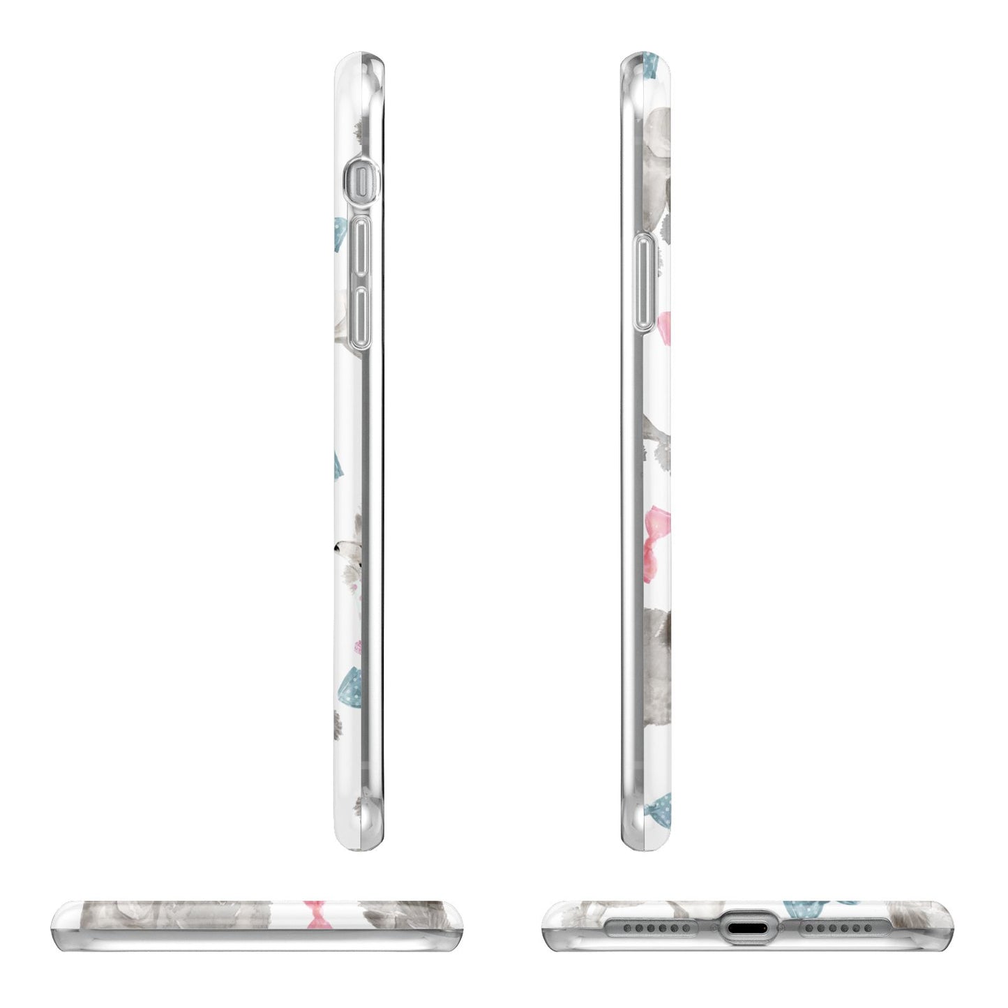 Personalised Poodle Dog iPhone 11 Pro 3D Tough Case Angle Images