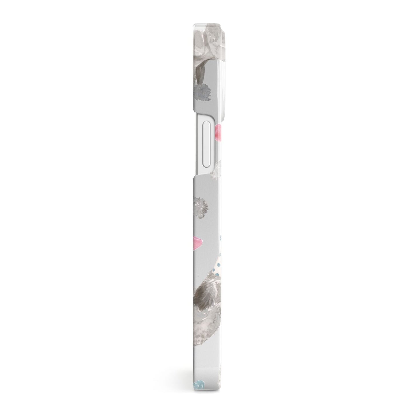 Personalised Poodle Dog iPhone 13 Mini Side Image 3D Snap Case