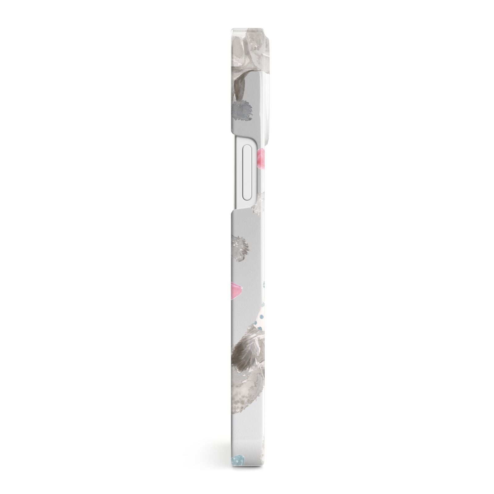 Personalised Poodle Dog iPhone 13 Mini Side Image 3D Snap Case