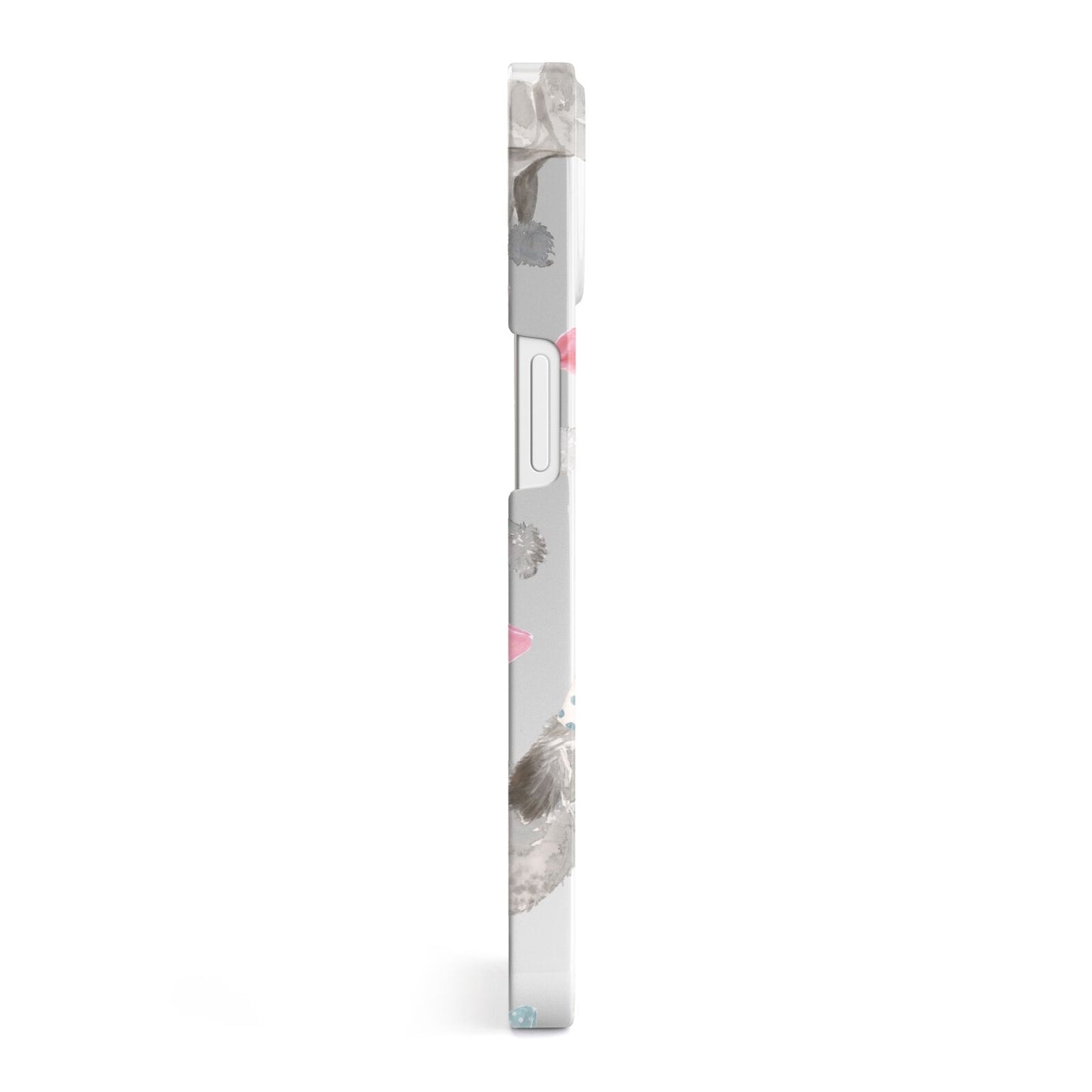 Personalised Poodle Dog iPhone 13 Side Image 3D Snap Case