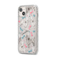 Personalised Poodle Dog iPhone 14 Plus Glitter Tough Case Starlight Angled Image