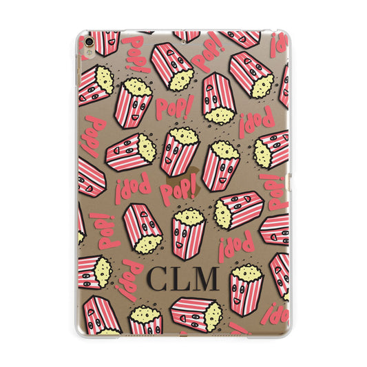 Personalised Popcorn Initials Apple iPad Gold Case