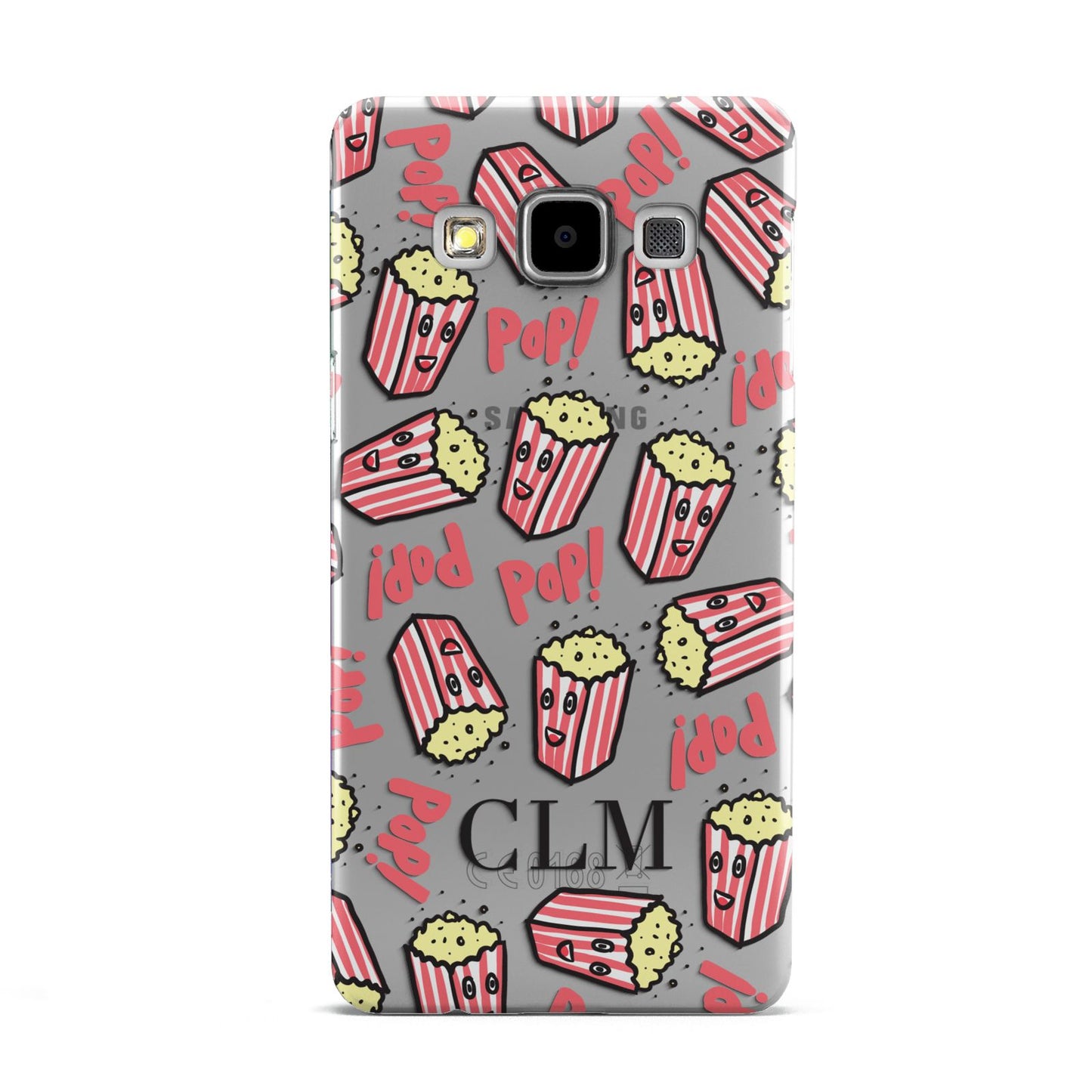 Personalised Popcorn Initials Samsung Galaxy A5 Case