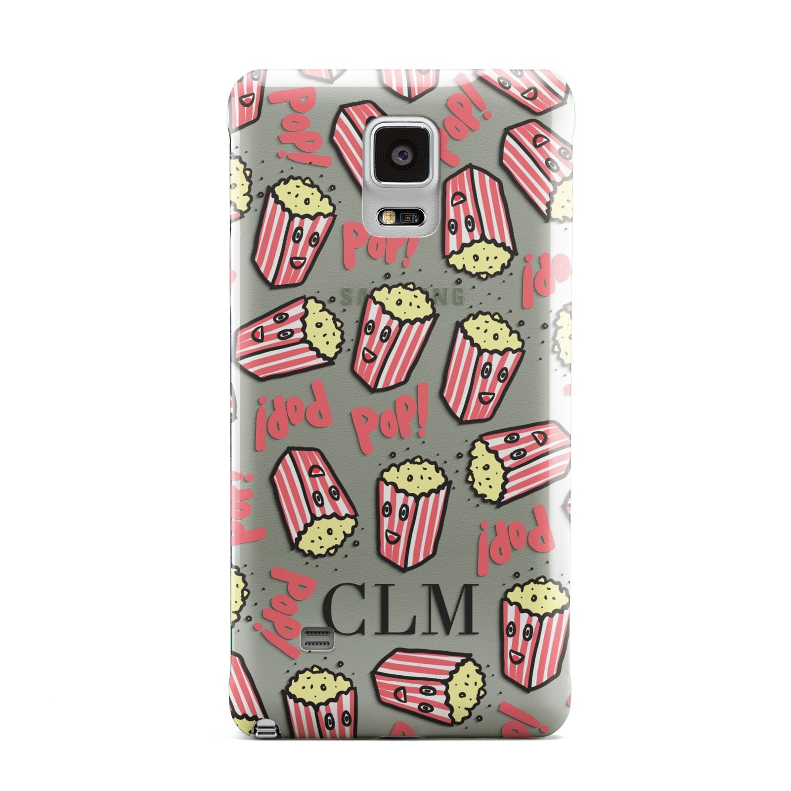 Personalised Popcorn Initials Samsung Galaxy Note 4 Case