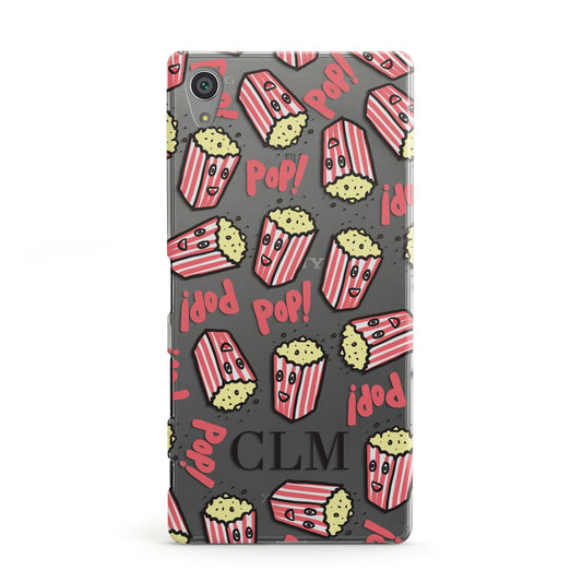 Personalised Popcorn Initials Sony Xperia Case