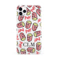 Personalised Popcorn Initials iPhone 11 Pro Max 3D Snap Case