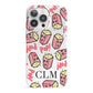 Personalised Popcorn Initials iPhone 13 Pro Full Wrap 3D Snap Case