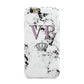 Personalised Princess Crown Initials Marble Apple iPhone 6 3D Tough Case