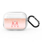 Personalised Printed Glitter Name Initials AirPods Pro Clear Case