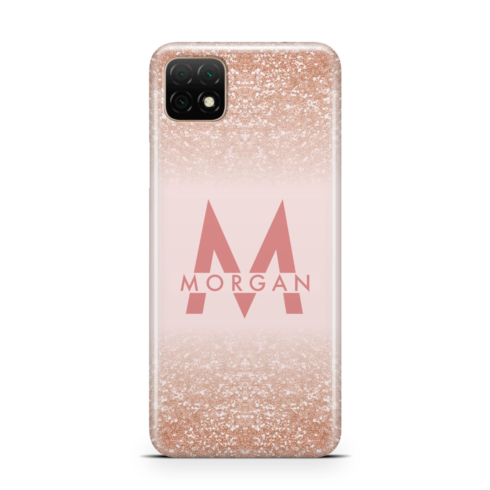 Personalised Printed Glitter Name Initials Huawei Enjoy 20 Phone Case