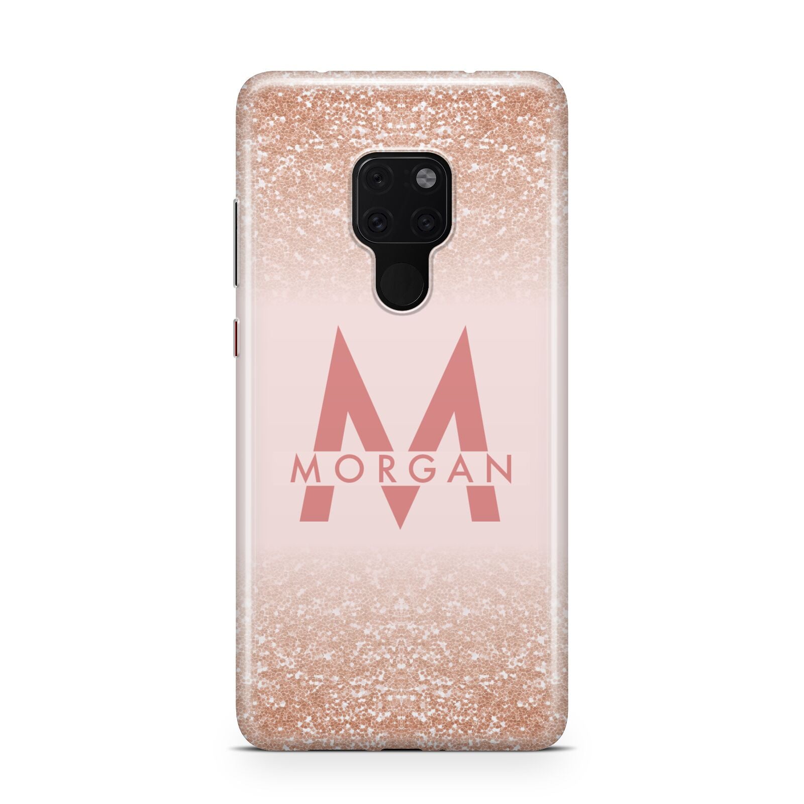 Personalised Printed Glitter Name Initials Huawei Mate 20 Phone Case