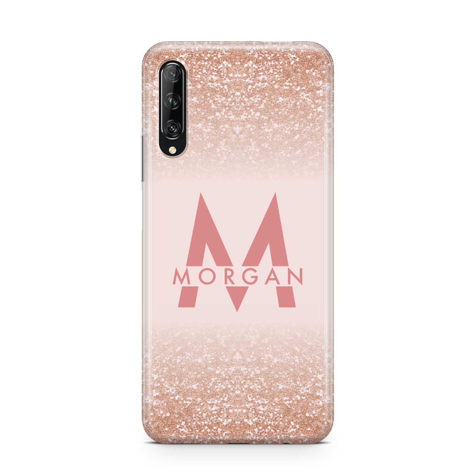 Personalised Printed Glitter Name Initials Huawei P Smart Pro 2019