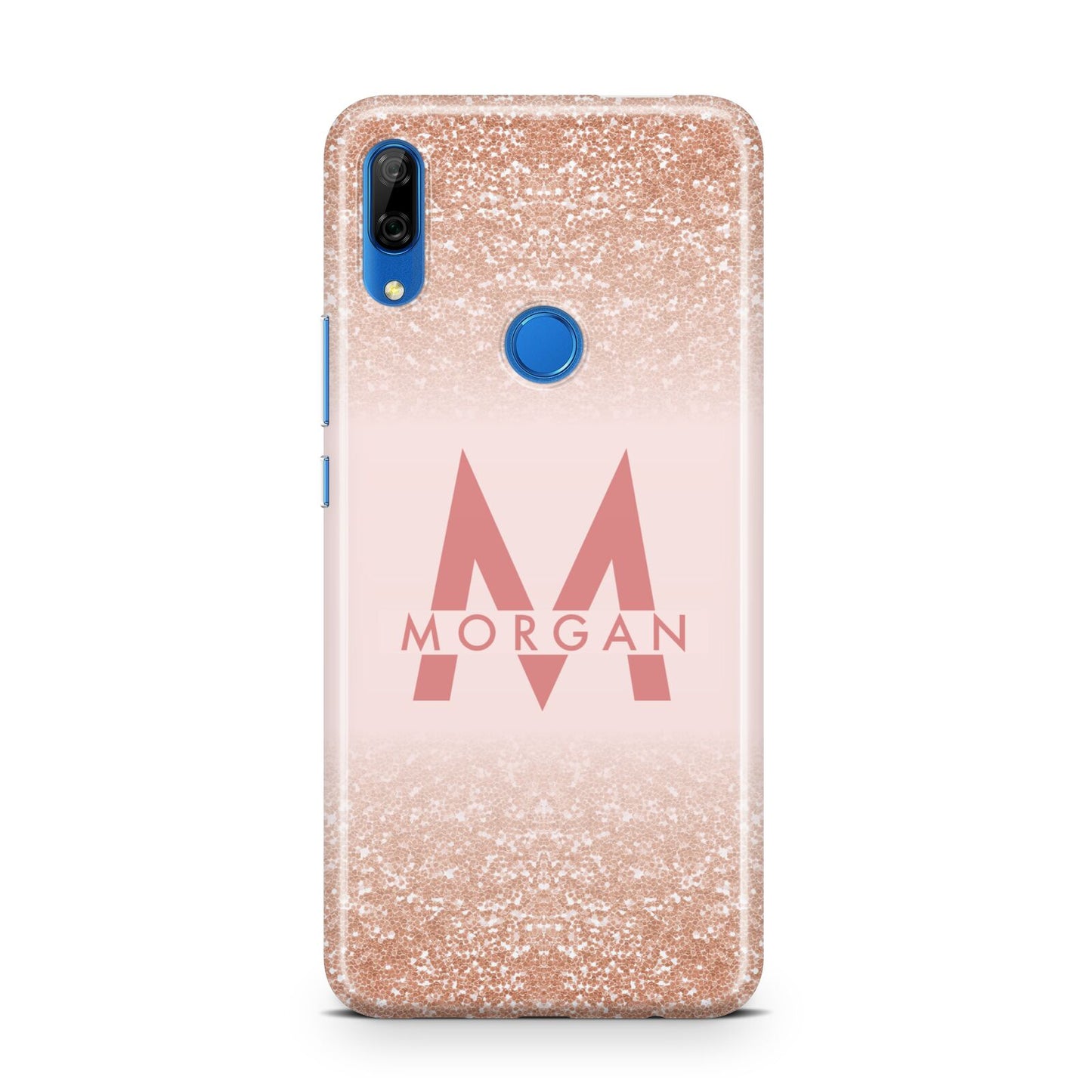 Personalised Printed Glitter Name Initials Huawei P Smart Z
