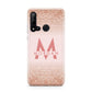 Personalised Printed Glitter Name Initials Huawei P20 Lite 5G Phone Case