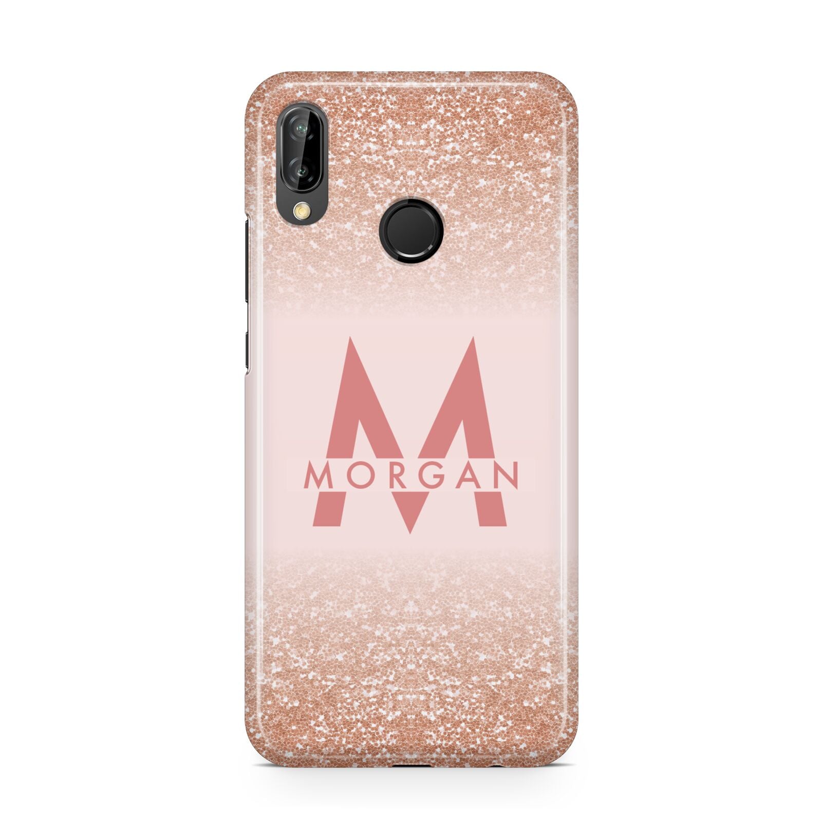 Personalised Printed Glitter Name Initials Huawei P20 Lite Phone Case