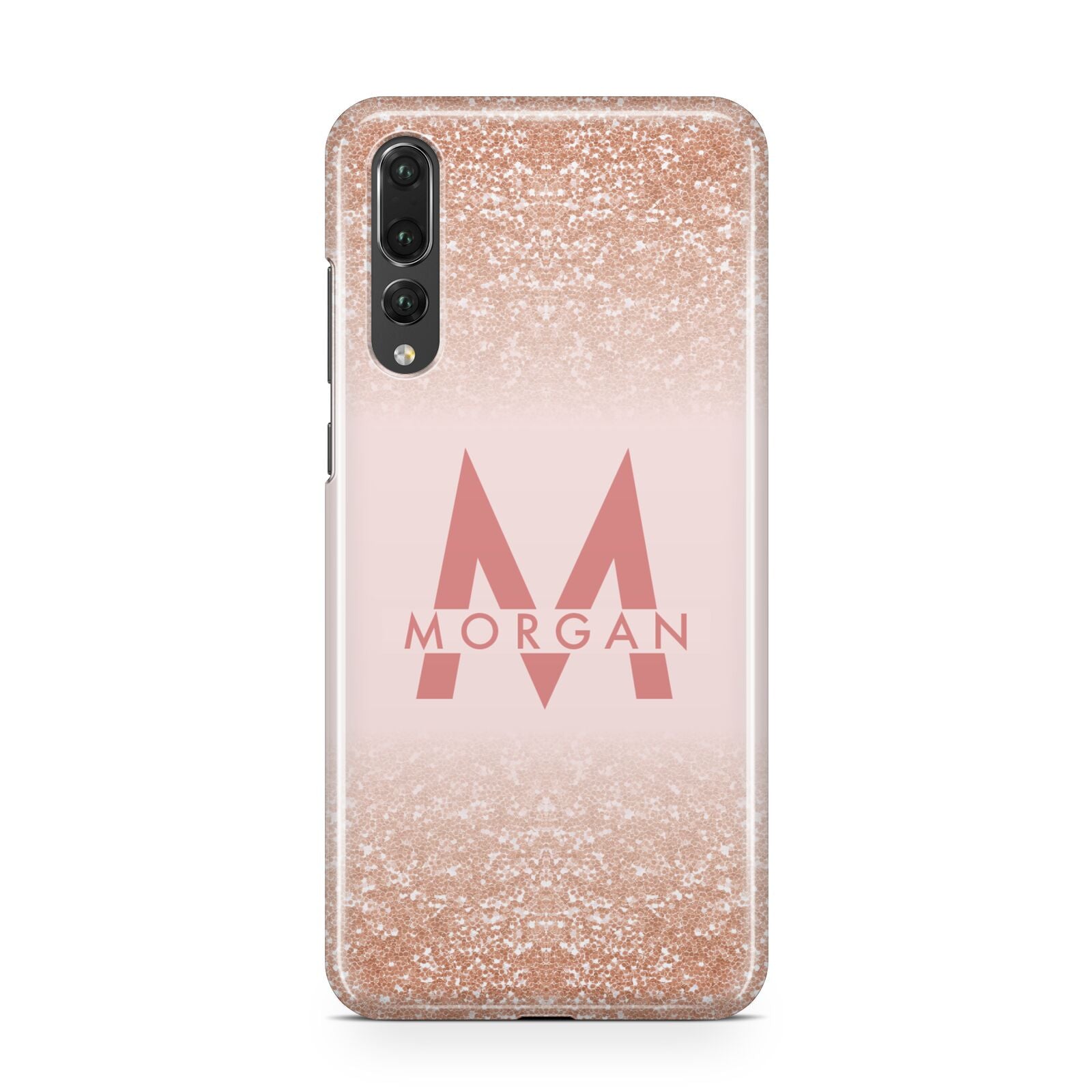 Personalised Printed Glitter Name Initials Huawei P20 Pro Phone Case