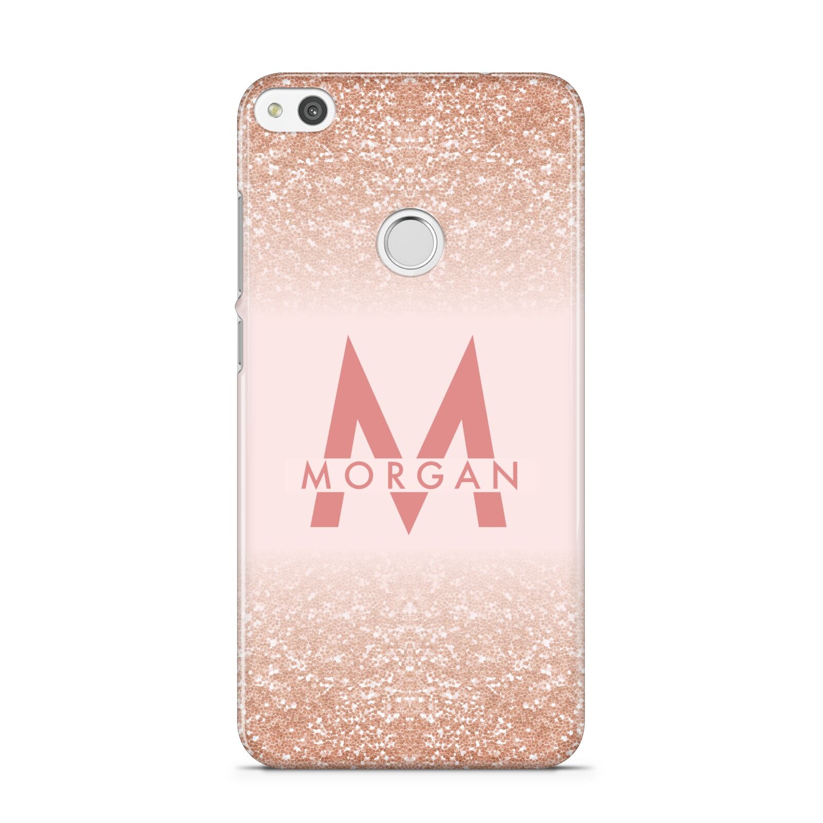 Personalised Printed Glitter Name Initials Huawei P8 Lite Case