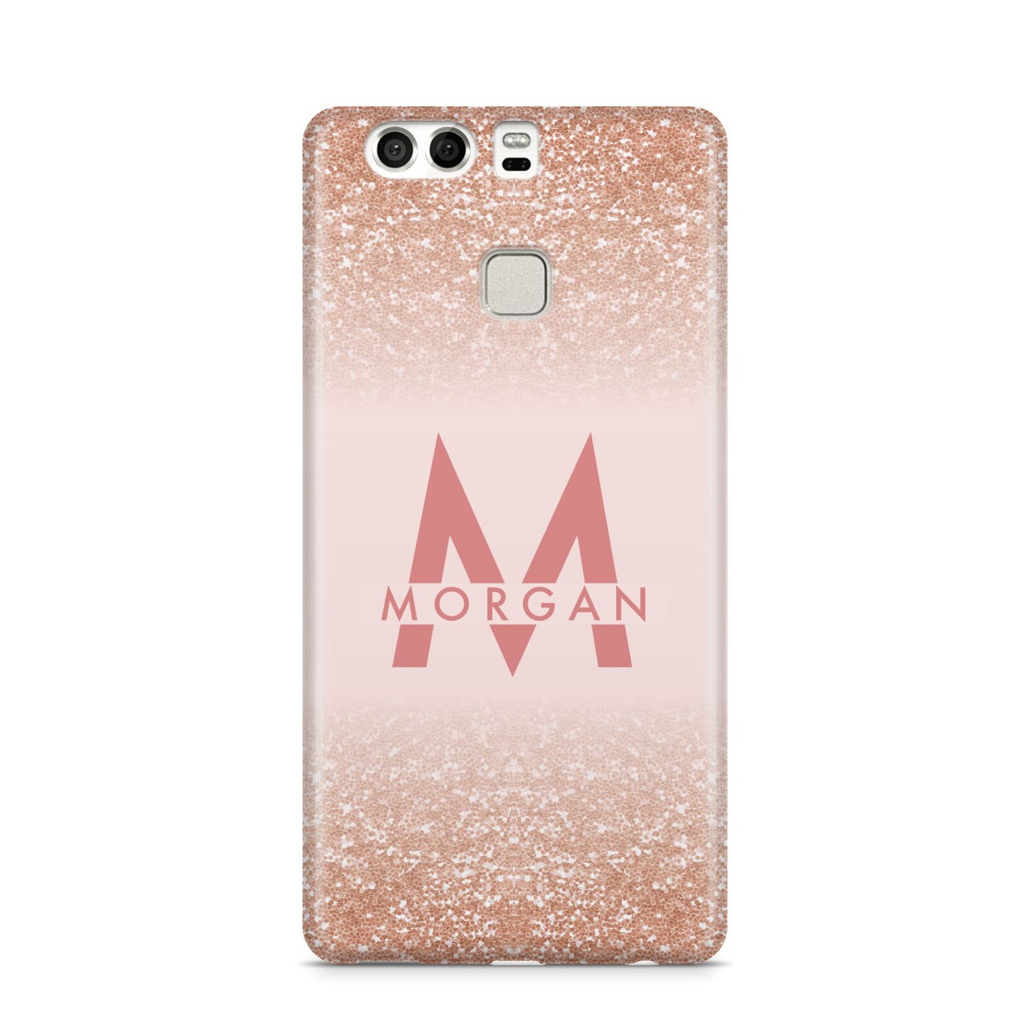 Personalised Printed Glitter Name Initials Huawei P9 Case