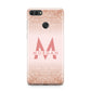 Personalised Printed Glitter Name Initials Huawei Y9 2018