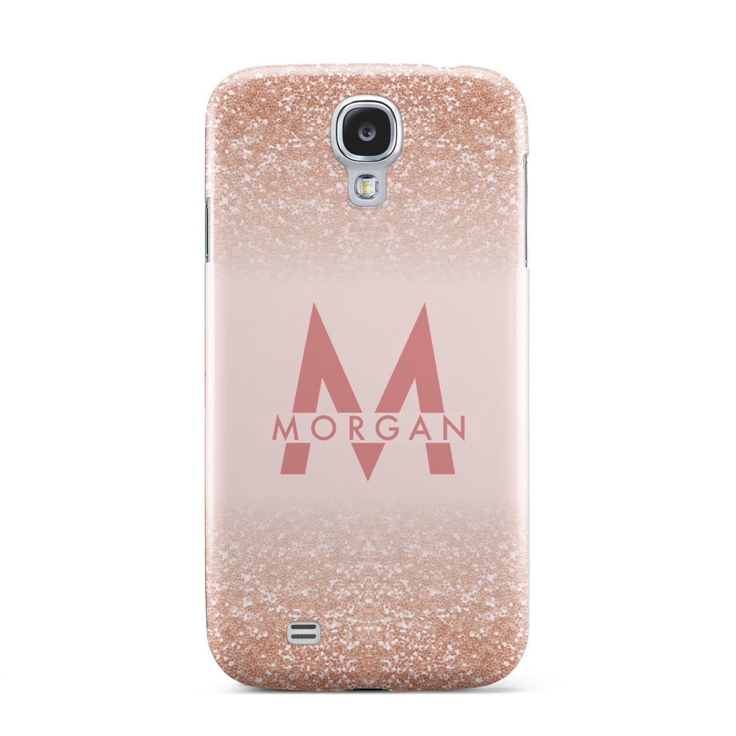 Personalised Printed Glitter Name Initials Samsung Galaxy S4 Case