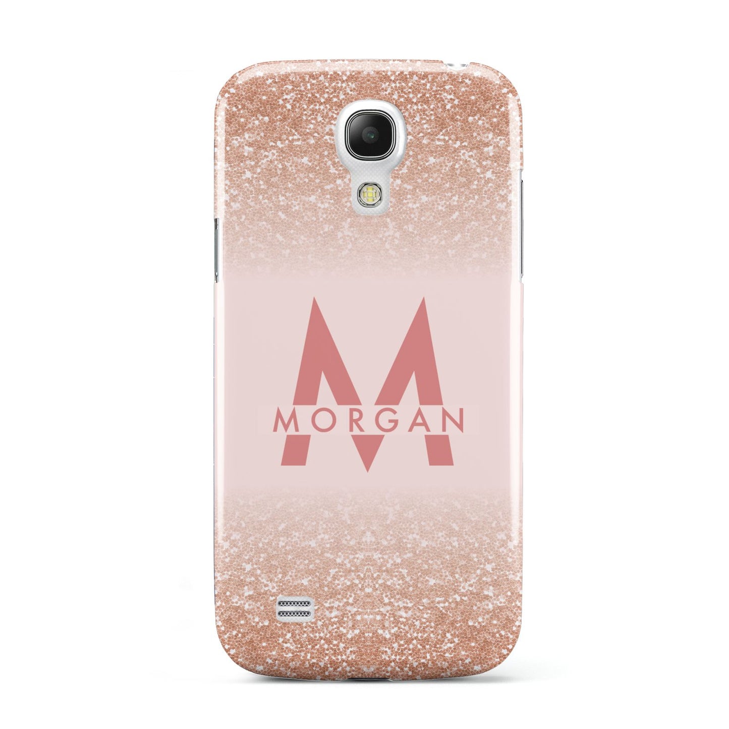 Personalised Printed Glitter Name Initials Samsung Galaxy S4 Mini Case