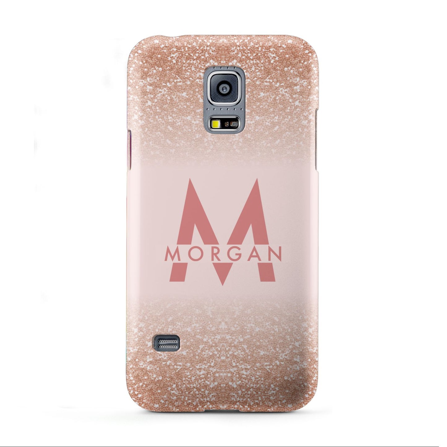 Personalised Printed Glitter Name Initials Samsung Galaxy S5 Mini Case