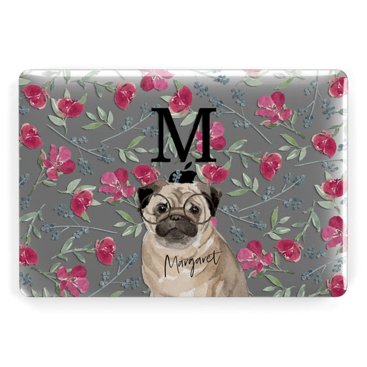 Personalised Pug Dog Apple MacBook Case