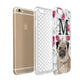 Personalised Pug Dog Apple iPhone 6 3D Tough Case Expanded view