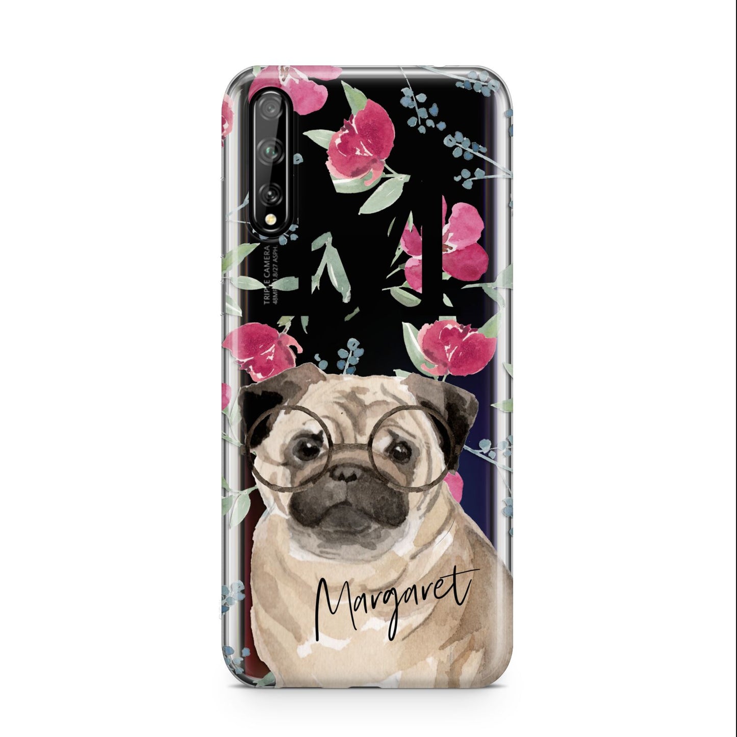 Personalised Pug Dog Huawei Enjoy 10s Phone Case
